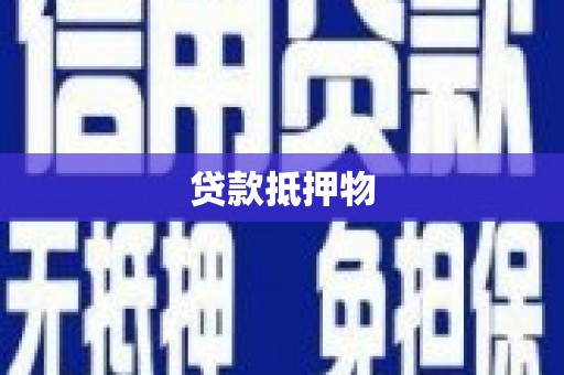 钦州贷款抵押物