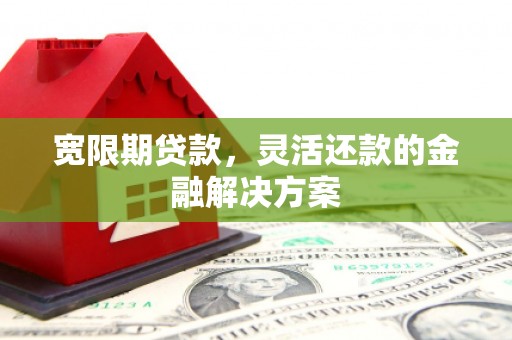 钦州宽限期贷款，灵活还款的金融解决方案