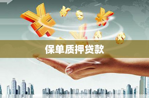 钦州保单质押贷款