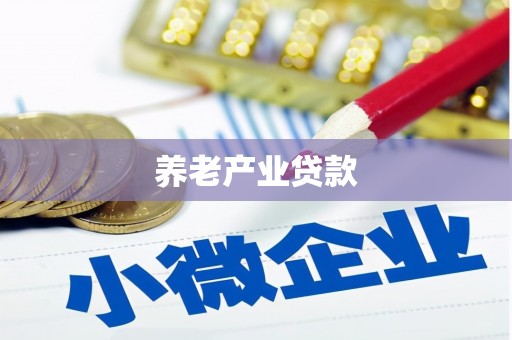钦州养老产业贷款